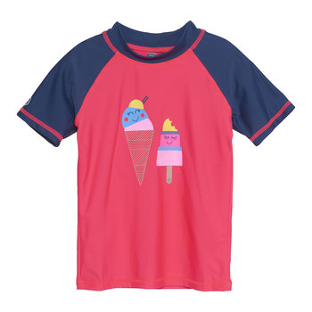 Koszulka do pływania dziecięca Color Kids Print różowa CO7201305380 116 cm - Color Kids