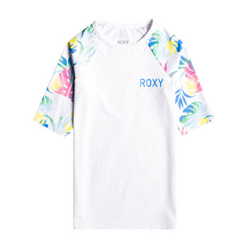 Koszulka Do Pływania Dziecięca Roxy Rash Vest Biała Ergwr03285-Wbb8 12 (L) - Roxy