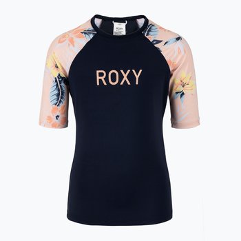 Koszulka do pływania dziecięca ROXY Rash Vest granatowa ERGWR03285-MDR8 10 (M) - Roxy