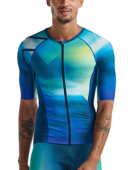 Koszulka do triathlonu męska 2XU Aero Tri Sleeve Top MT6662a r.XXL - 2XU