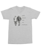 Koszulka Dopóki śmierć nas nie rozłączy Romantyczna Miłość Szara M