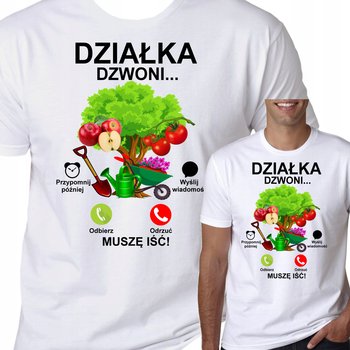 Koszulka Działka Dzwoni Dla Działkowicza Xxl 3117 - Inna marka