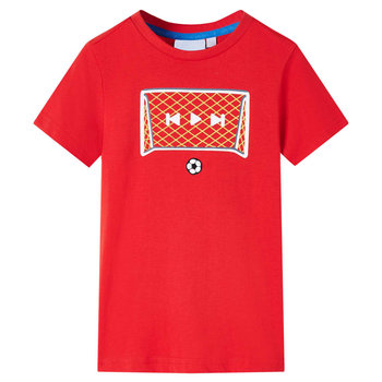Koszulka dziecięca 100% bawełna czerwona 128 (7-8 - Zakito Europe