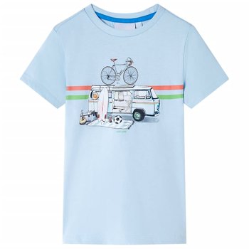 Koszulka dziecięca Bus 116, jasnoniebieski, 100% b - Zakito Europe