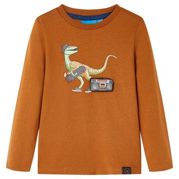 Koszulka dziecięca Dinozaur 100% bawełna koniakowa - Zakito Europe
