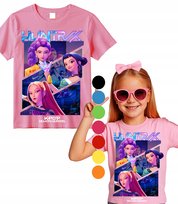 Koszulka dziecięca Huntrix Shirt Kpop Demon Hunters S 128 CM TATUAŻE MiSie