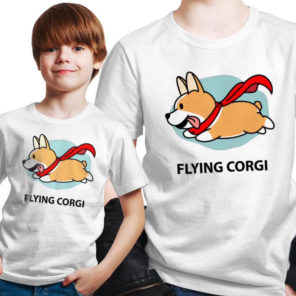 Koszulka dziecięca Latający Corgi Pies Rasa XL - VoloDonum | Sklep ...
