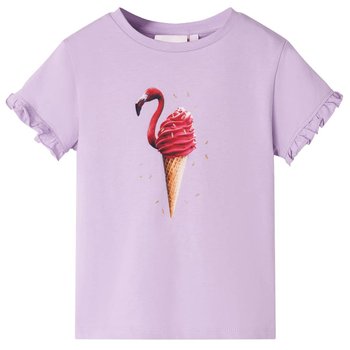 Koszulka dziecięca liliowa z nadrukiem loda i flam - Inna marka