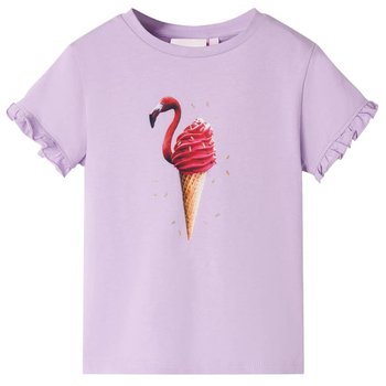 Koszulka dziecięca Lodowy Flaming 140, liliowy, 95 - Inna marka