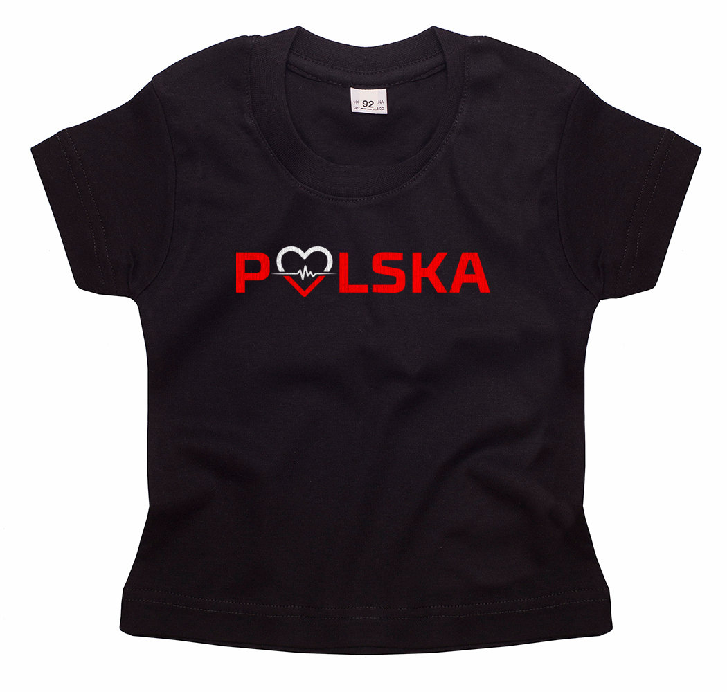 Koszulka dziecięca Love Polska Serce Biało-Czerwoni Reprezentacja 86/92 ...