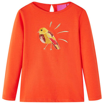 Koszulka dziecięca ptaszek ciemnopomarańczowa 116 - Zakito Europe