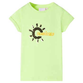 Koszulka dziecięca SUNKISSED 104 (neonowy żółty) - Zakito Europe