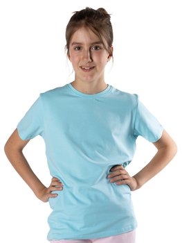 Koszulka dziecięca t-shirt bawełniany błękitny 134-140 YOCLUB - YoClub