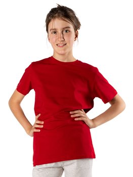 Koszulka dziecięca t-shirt bawełniany czerwony 110-116 YOCLUB - YoClub