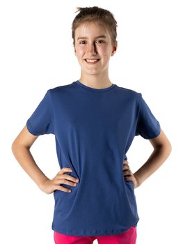 Koszulka dziecięca t-shirt bawełniany granatowy 110-116 YOCLUB - YoClub