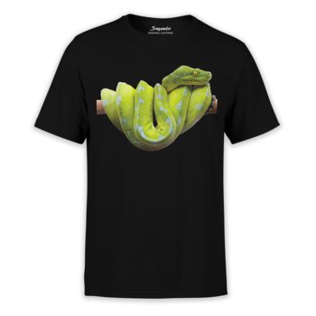 Koszulka dziecięca wąż pyton zielony-140 - 5made