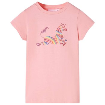 Koszulka dziecięca z jednorożcem, różowa, rozmiar - Zakito Europe