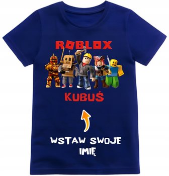 Koszulka dziecięca z postaciami z gry ROBLOX dla gracza Wpisz Swoje Imię - Inna marka