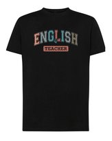 Koszulka Dzień Nauczyciela Angielski Teacher Prezent Czarny M