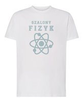 Koszulka Dzień Nauczyciela Fizyka Prezent Biały M