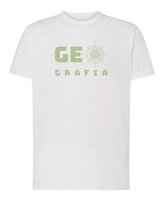 Koszulka Dzień Nauczyciela Geografia Kompas Prezent Biały XL