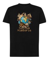 Koszulka Dzień Nauczyciela Historia Prezent Czarny L