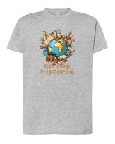 Koszulka Dzień Nauczyciela Historia Prezent Szara M