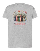 Koszulka Dzień Nauczyciela Polskiego Lektury Prezent Szara XL