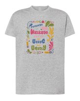 Koszulka Dzień Nauczyciela Wielkie Serce Prezent Szara XL