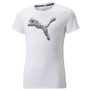 Koszulka dziewczęca Puma ALPHA biała 84693702-164 - Puma