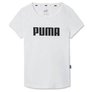 Koszulka dziewczęca Puma ESS biała 84758601-140 - Puma