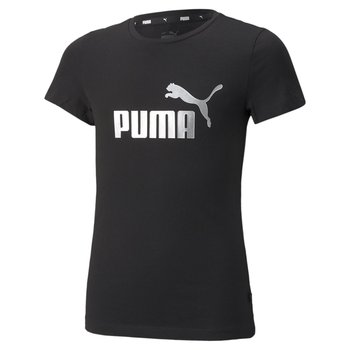 Koszulka dziewczęca Puma ESS+ LOGO czarna 84695301-110 - Puma