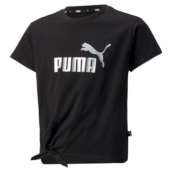Koszulka dziewczęca Puma ESS+ LOGO KNOTTED czarna 84695601-140 - Puma