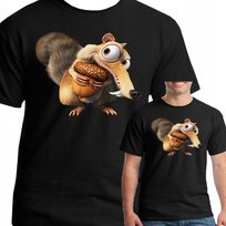 Koszulka Epoka Lodowcowa Scrat Zeke S 3055 Czarna