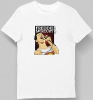 Koszulka Freddie Mercury Queen biała S KozakNadruki
