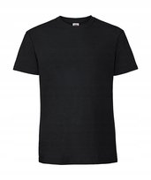 Koszulka Fruit Of The Loom T-Shirt Ringspun Premium-T Czarna Black L FRUIT OF THE LOOM