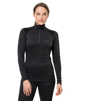 Koszulka funkcjonalna damska ARCTIC XT HALF ZIP WOMEN Black XXL - Jack Wolfskin