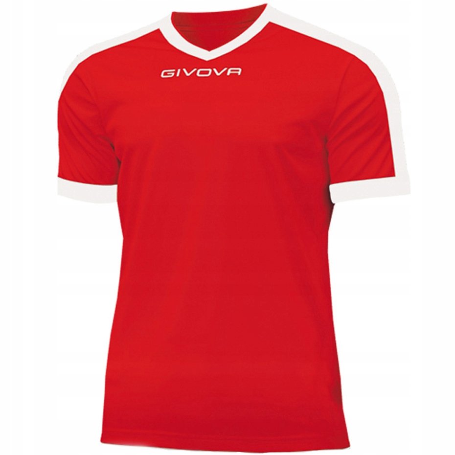 Givova Koszulka Givova Revolution Interlock czerwono-biała MAC04 1203 XL