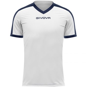 Koszulka Givova Revolution Interlock M MAC04 (kolor Biały. Granatowy, rozmiar M) - Givova