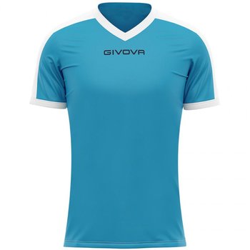Koszulka Givova Revolution Interlock M MAC04 (kolor Biały. Niebieski, rozmiar XS) - Givova