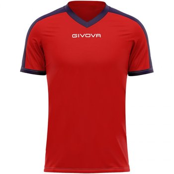 Koszulka Givova Revolution Interlock M MAC04 (kolor Czerwony. Granatowy, rozmiar 2XS) - Givova