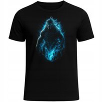 KOSZULKA GODZILLA NADRUK 3D FILM POTWORY PREZENT BAWEŁNIANA XL