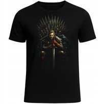 KOSZULKA GRA O TRON NADRUK 3D FILM FANTASY PREZENT BAWEŁNIANA 3XL Szumila