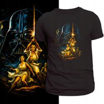 KOSZULKA GWIEZDNE WOJNY STAR WARS FILM NADRUK HD T-SHIRT NA PREZENT L Szumila