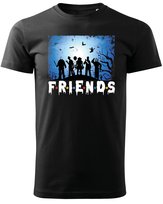 Koszulka Halloween Horrorowi Przyjaciele Parodia Friends Czarny XL