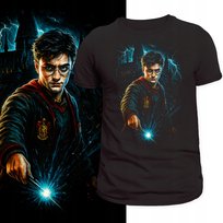 KOSZULKA HARRY POTTER HOGWART FILM NADRUK HD T-SHIRT NA PREZENT 3XL Szumila