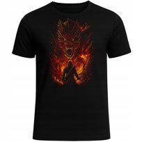 KOSZULKA HOBBIT FILM SMAUG SMOK FANTASY FILM NADRUK 3D NA PREZENT 3XL