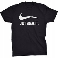 Koszulka Just Break It. Parodia Logo