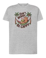 Koszulka Kapibara Śmieszny Tekst Szara L