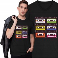 Koszulka Kaseta Muzyka Magnetofon Walkman Retro Vintage Klasyk